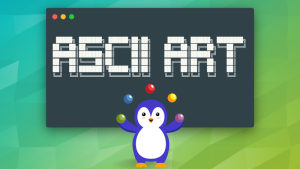 What formats can ASCII art be saved in?